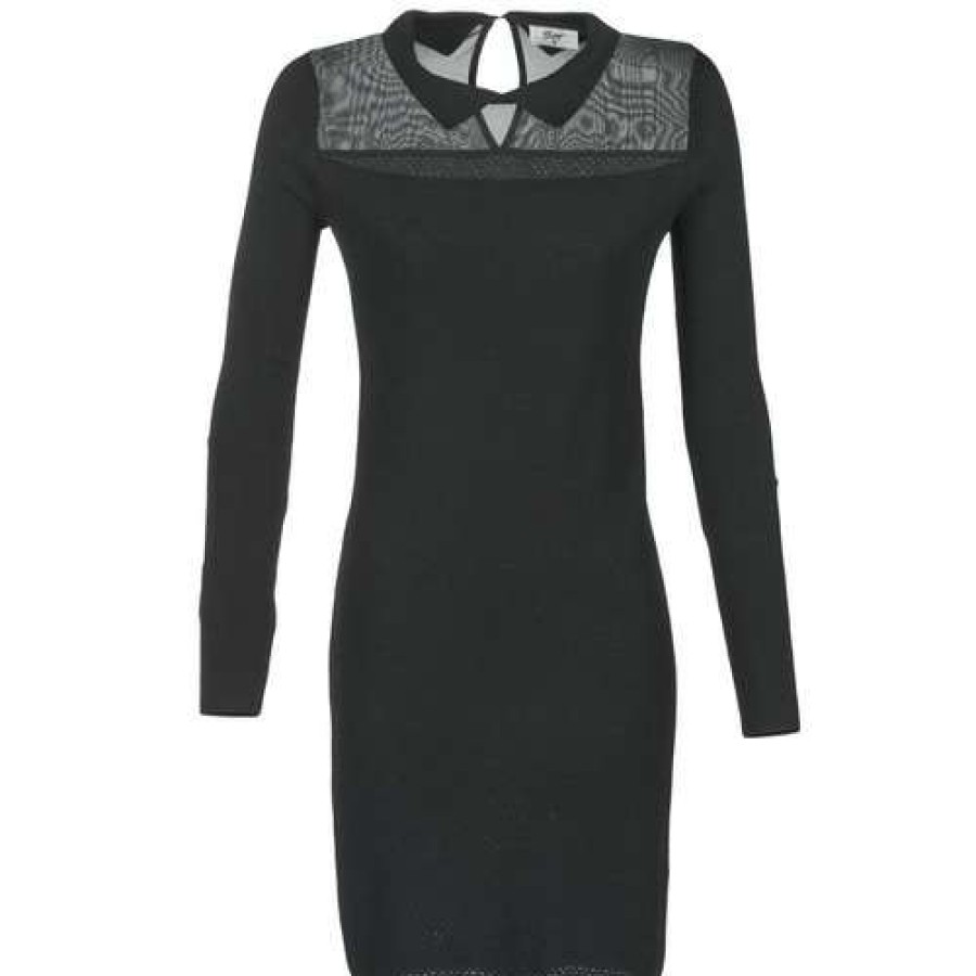 Dresses * | Betty London Discounts Flouelle Black