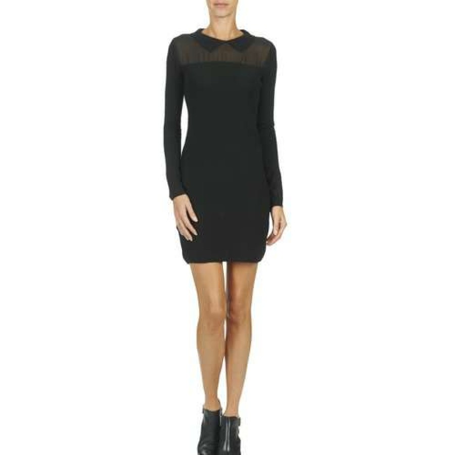 Dresses * | Betty London Discounts Flouelle Black