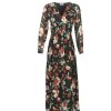 Dresses * | Betty London Cheap Noisette Black / Multicolour