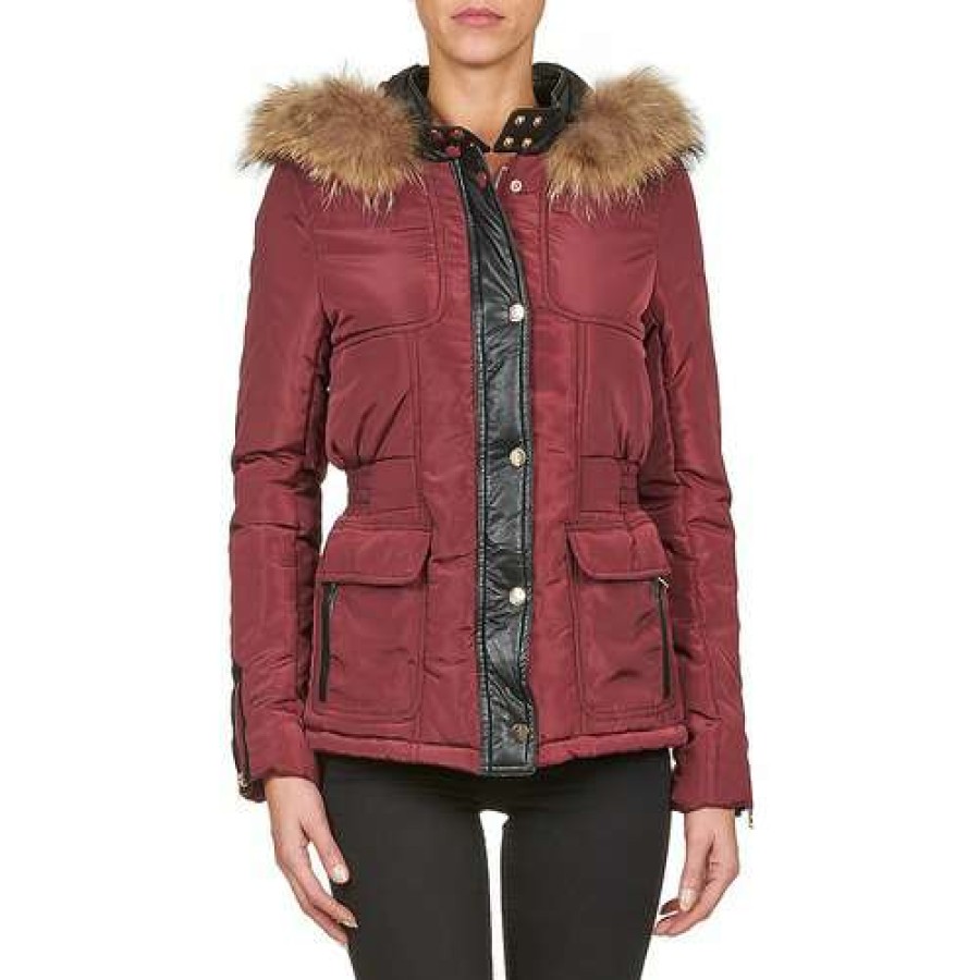 Coats * | Betty London Free Delivery Bambou Bordeaux