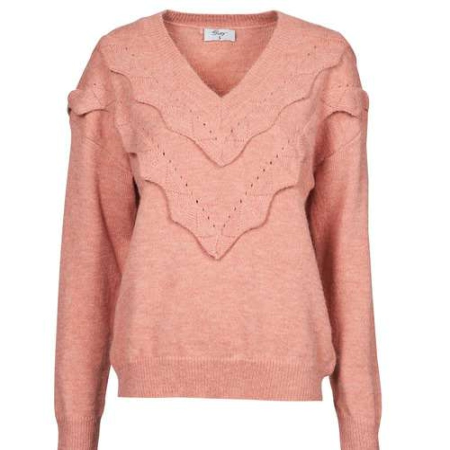 Jumpers & Cardigans * | Betty London Exclusive Paticia Pink