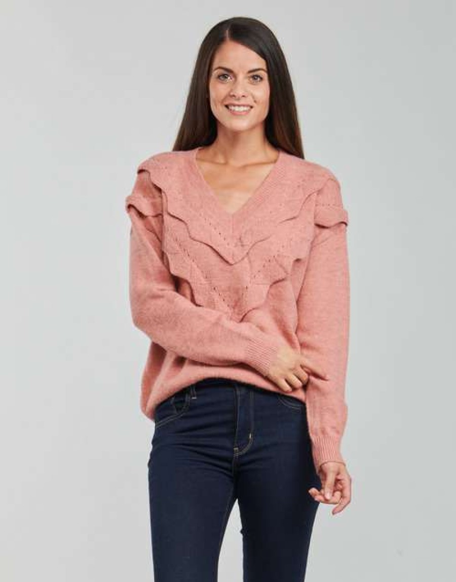 Jumpers & Cardigans * | Betty London Exclusive Paticia Pink