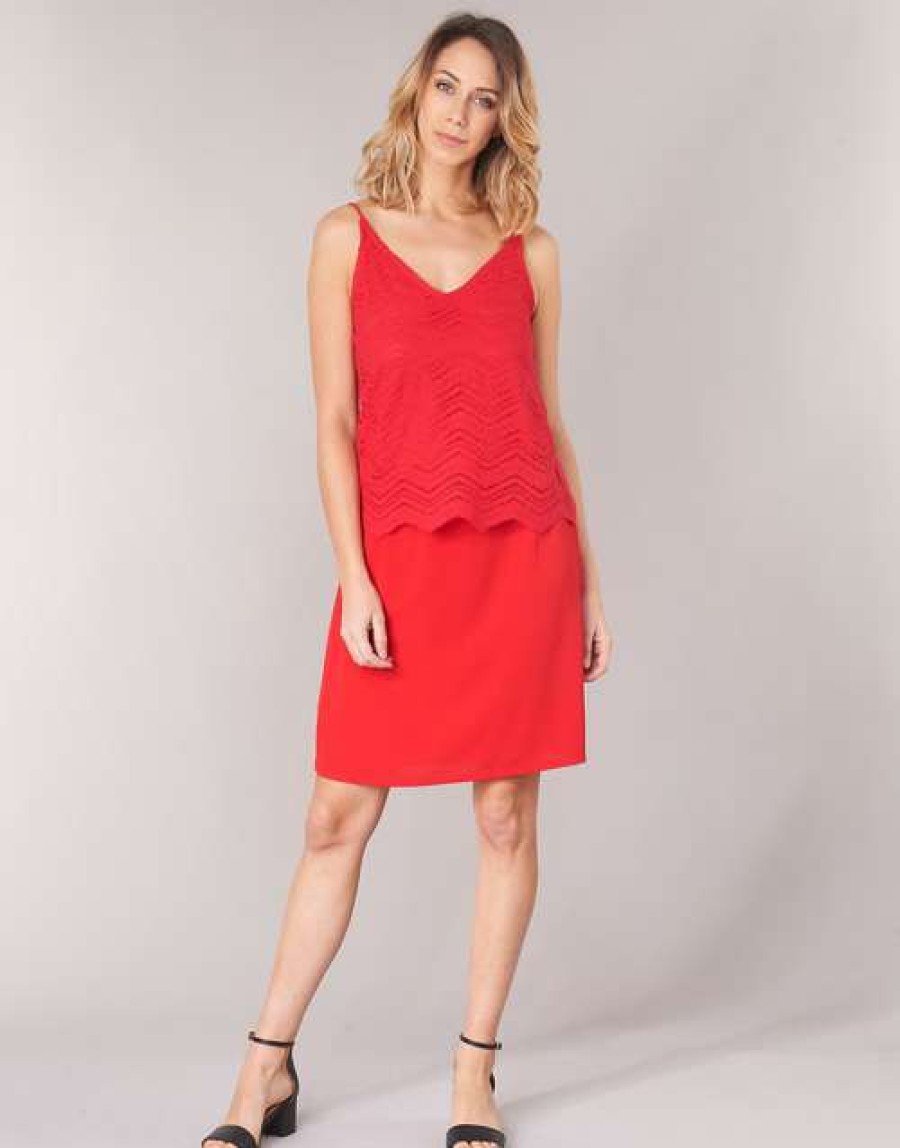 Dresses * | Betty London Clearance Sale Kulia Red