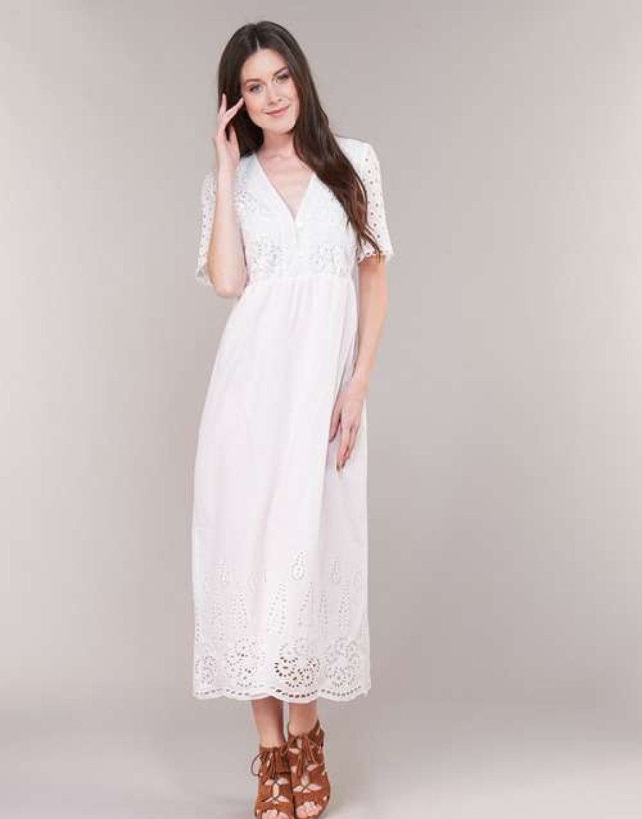 Dresses * | Betty London Best-Selling Katarelle White