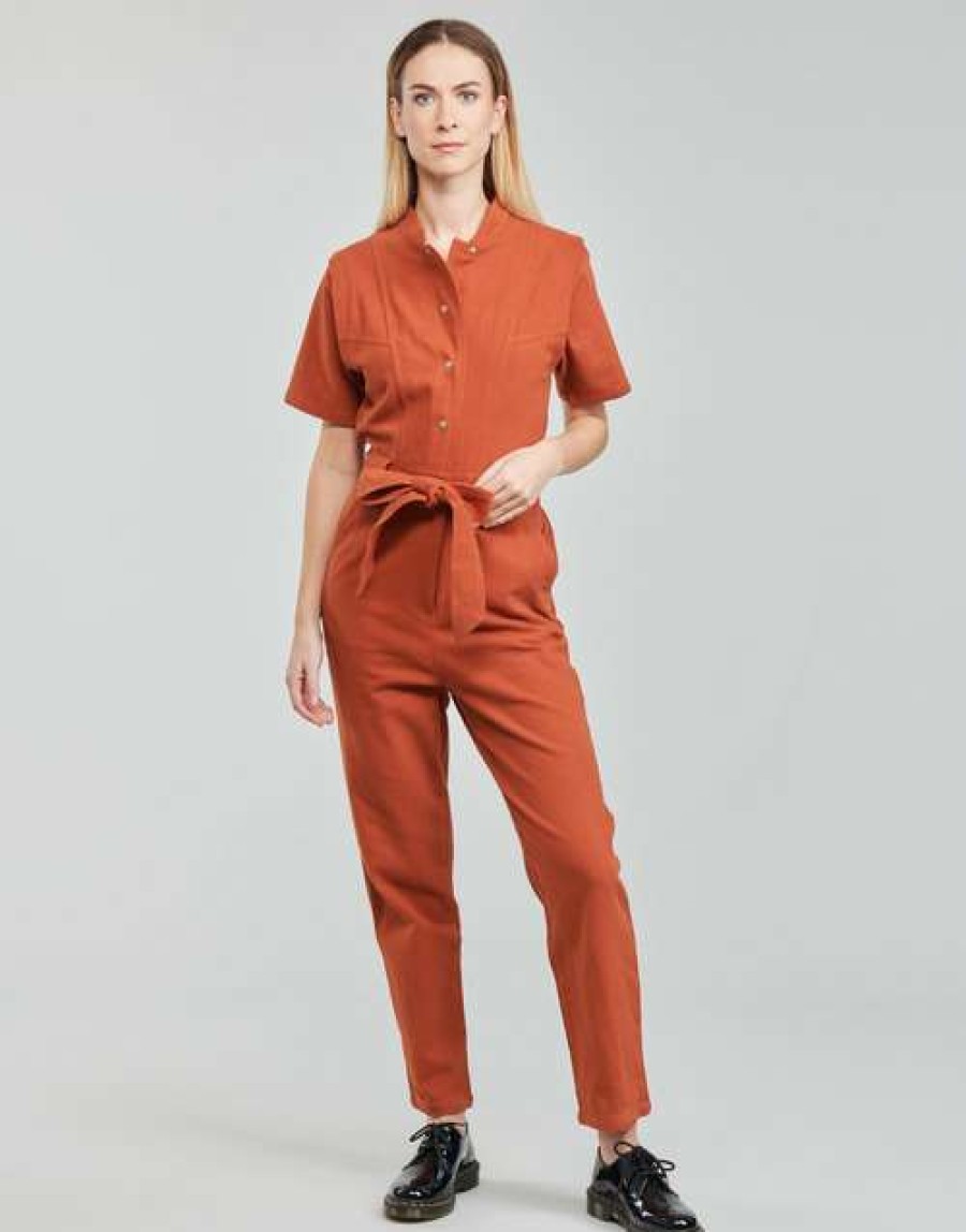 Jumpsuits / Dungarees * | Betty London Best-Selling Criel Rust