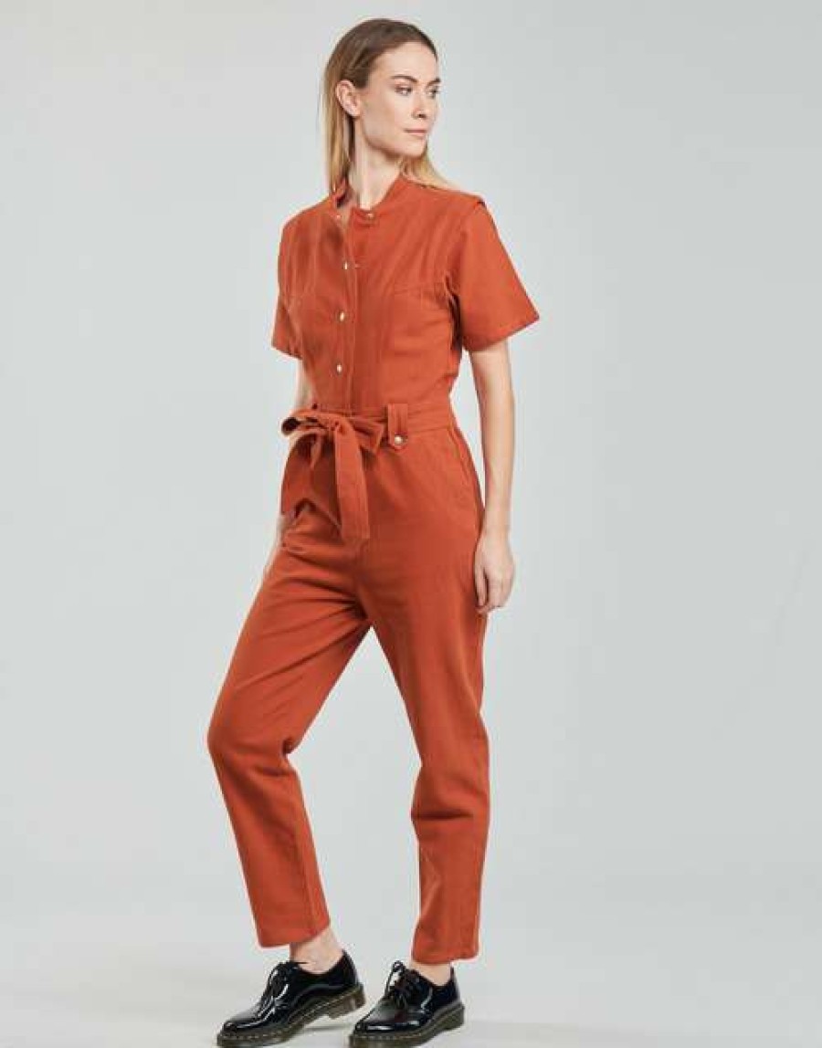 Jumpsuits / Dungarees * | Betty London Best-Selling Criel Rust