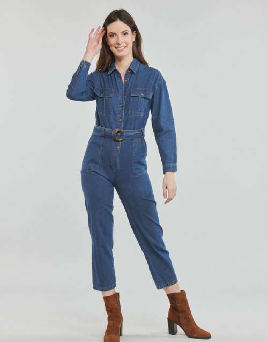 Jumpsuits / Dungarees * | Betty London Typical Style Marietta Blue / Medium