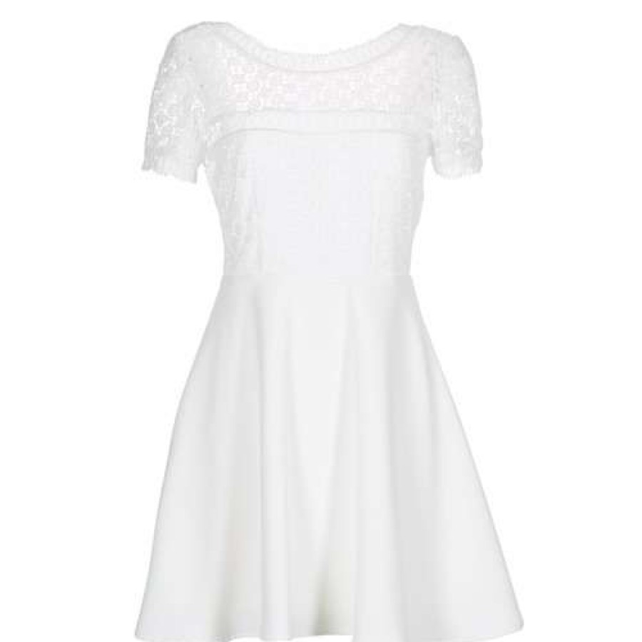 Dresses * | Betty London Hot Sale Inlove White