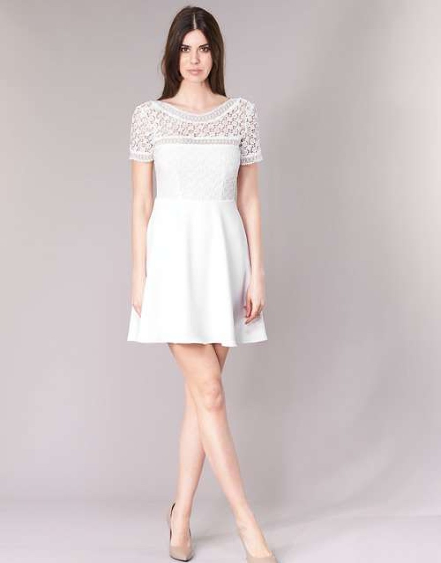 Dresses * | Betty London Hot Sale Inlove White