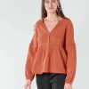 Blouses * | Betty London Exclusive Nasse Rust