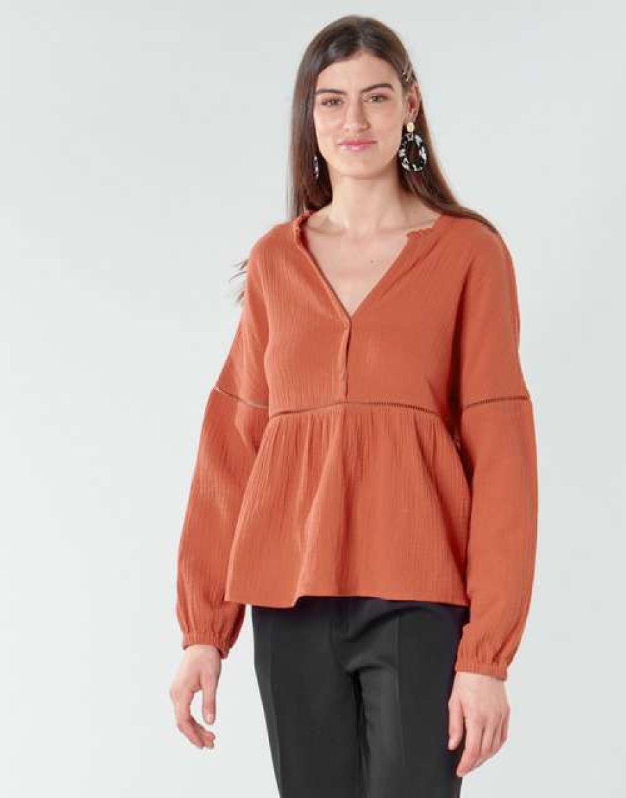 Blouses * | Betty London Exclusive Nasse Rust