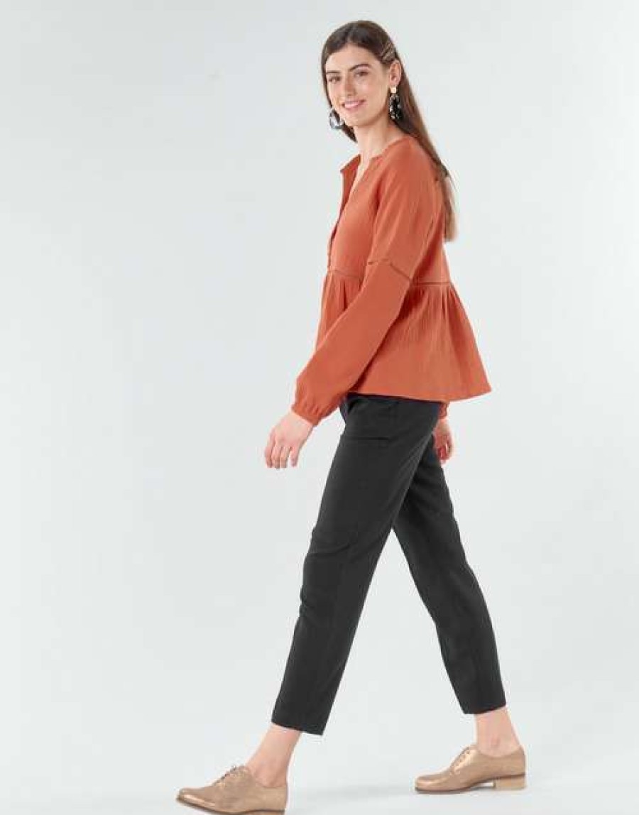 Blouses * | Betty London Exclusive Nasse Rust