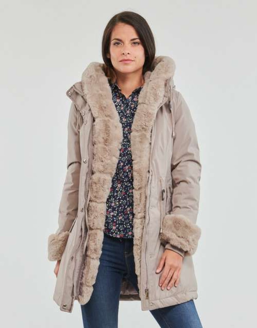 Coats * | Betty London 100% Guarantee Marcilie Beige