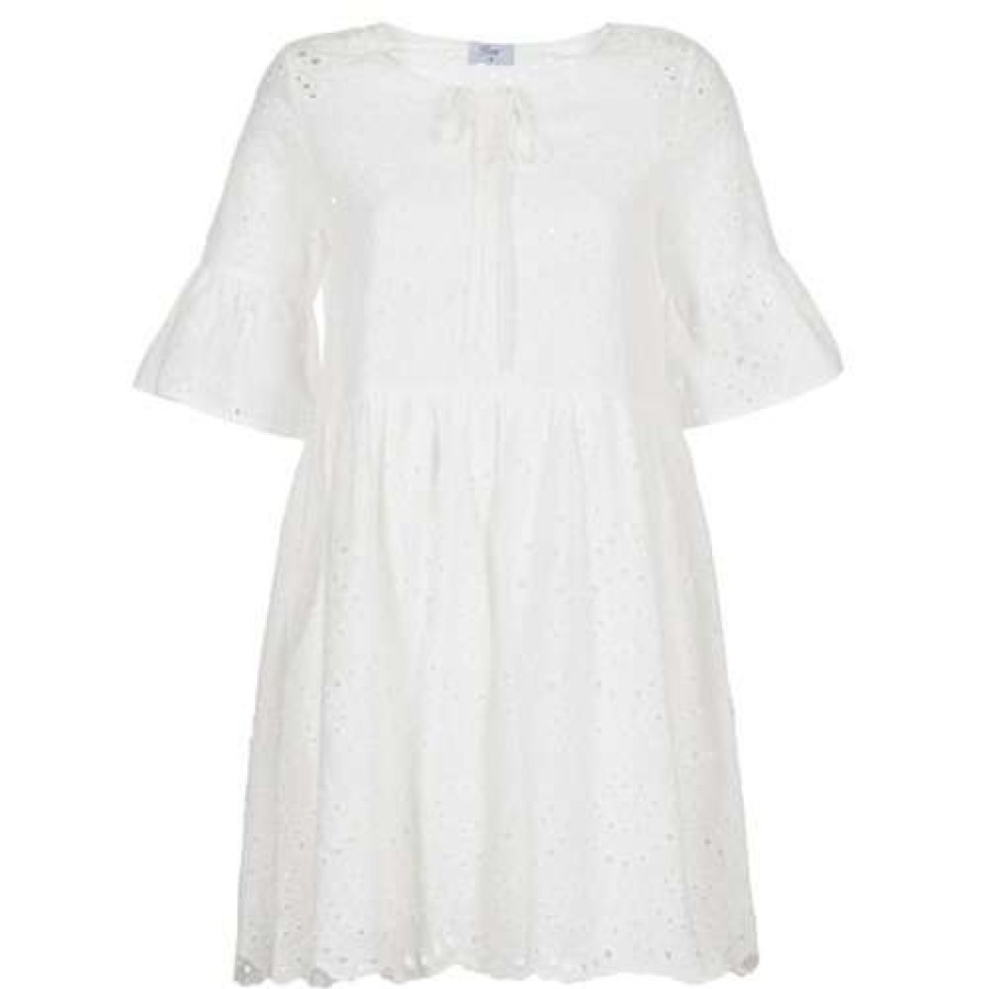 Dresses * | Betty London Hot Sale Innatu White