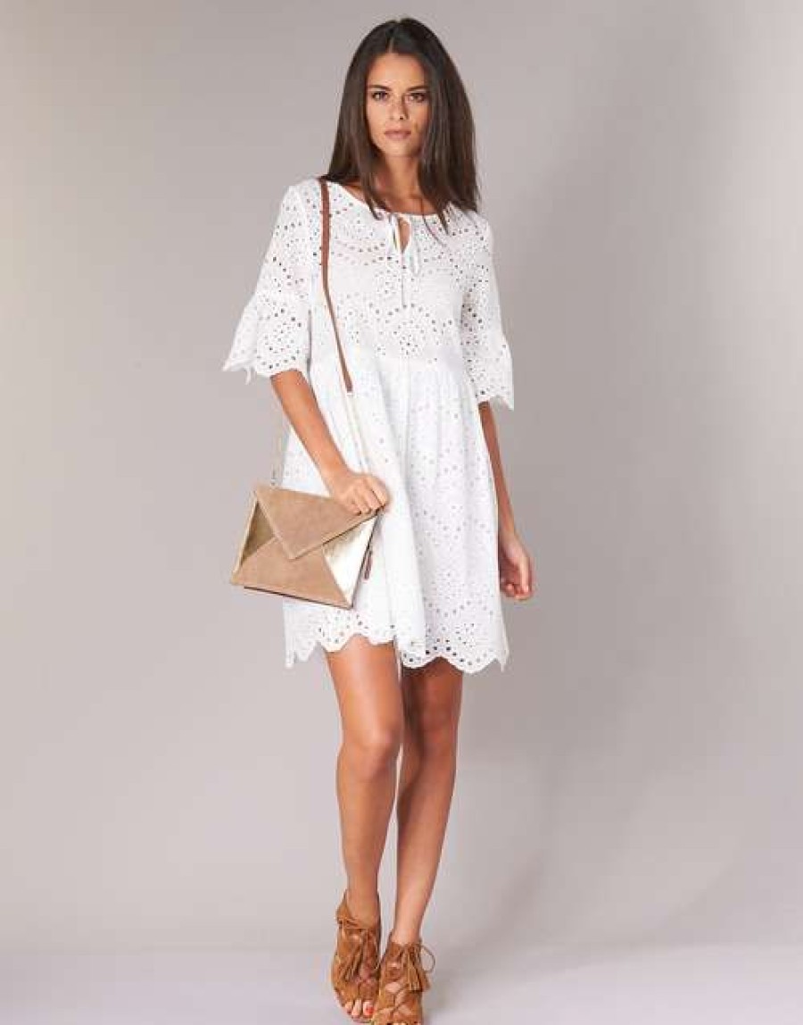 Dresses * | Betty London Hot Sale Innatu White