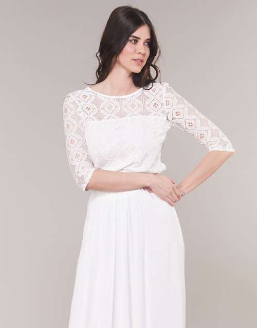 Blouses * | Betty London Hot Sale Constance White