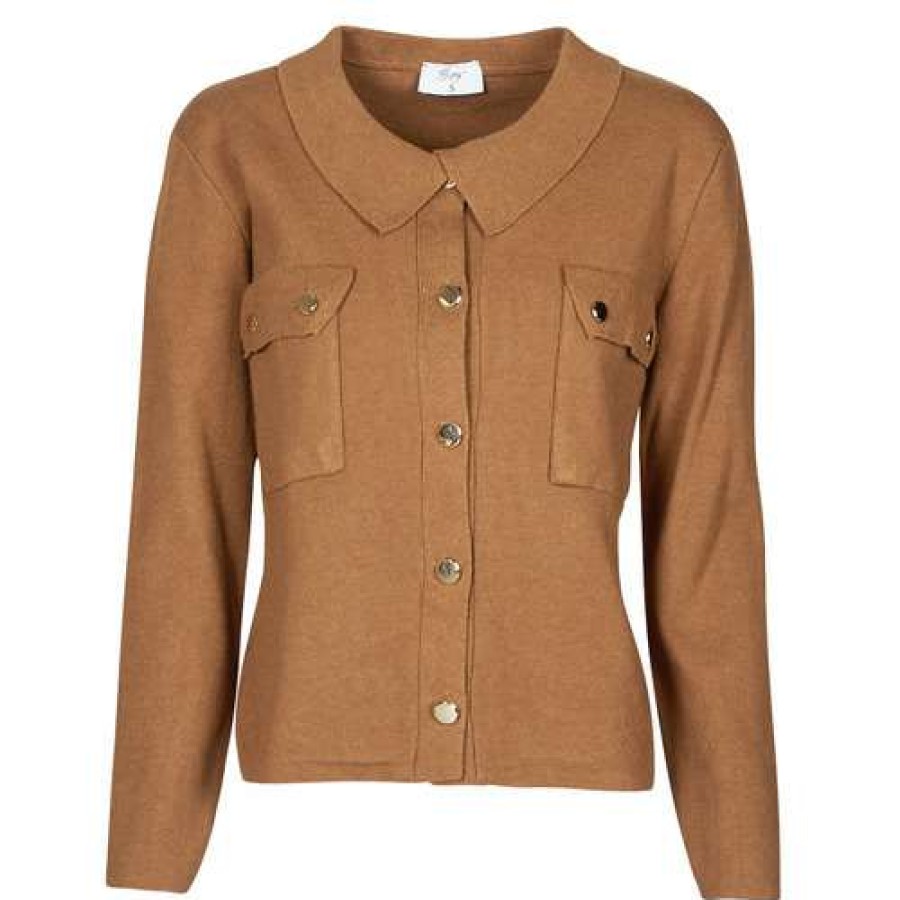 Jumpers & Cardigans * | Betty London Best-Selling Pepina Camel