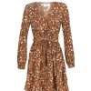 Dresses * | Betty London Discounts Lisons Brown