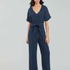 Jumpsuits / Dungarees * | Betty London Exclusive Capel Blue / Dark