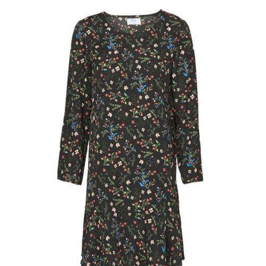 Dresses * | Betty London Best-Selling Nelly Black / Multicolour