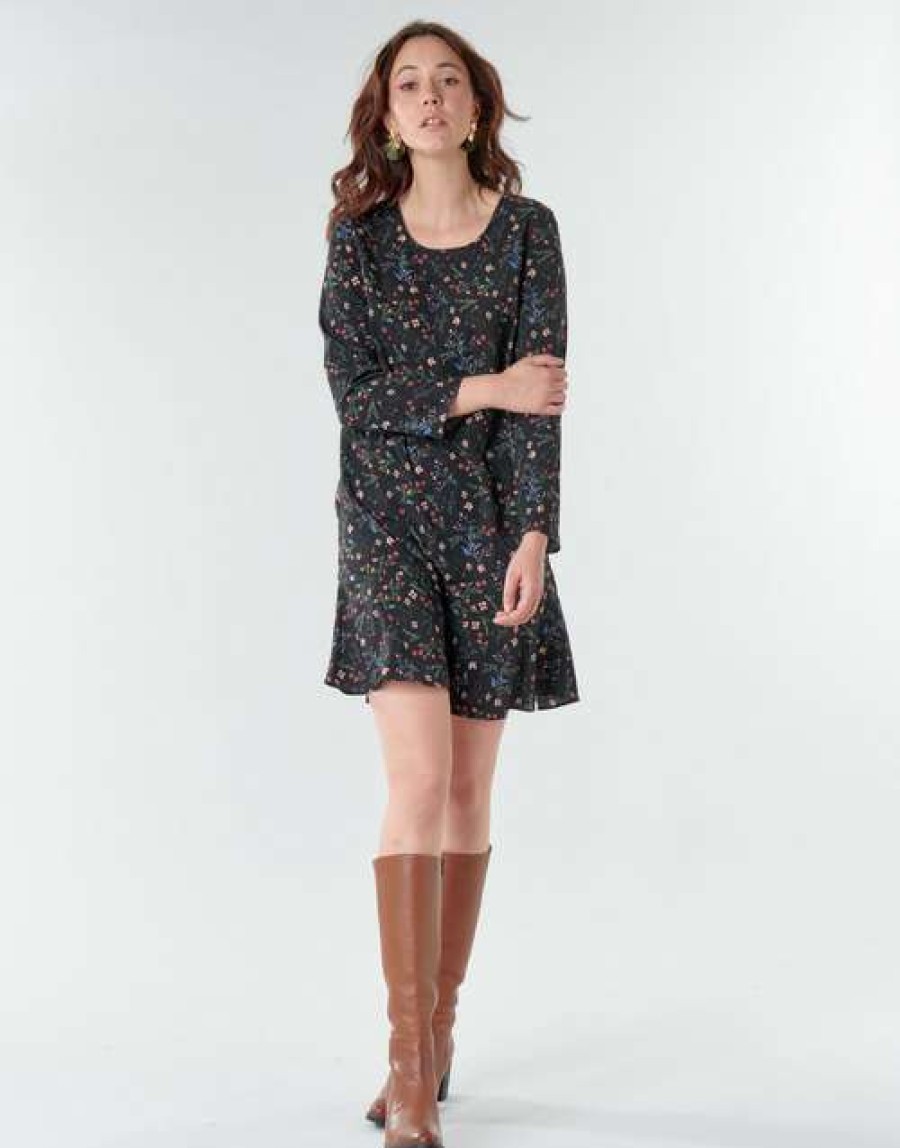 Dresses * | Betty London Best-Selling Nelly Black / Multicolour