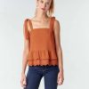 Blouses * | Betty London Best-Selling Ouline Rust