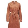 Dresses * | Betty London Best-Selling Noulette Rust