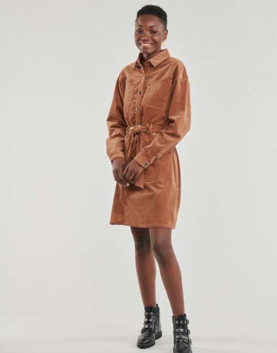 Dresses * | Betty London Best-Selling Noulette Rust