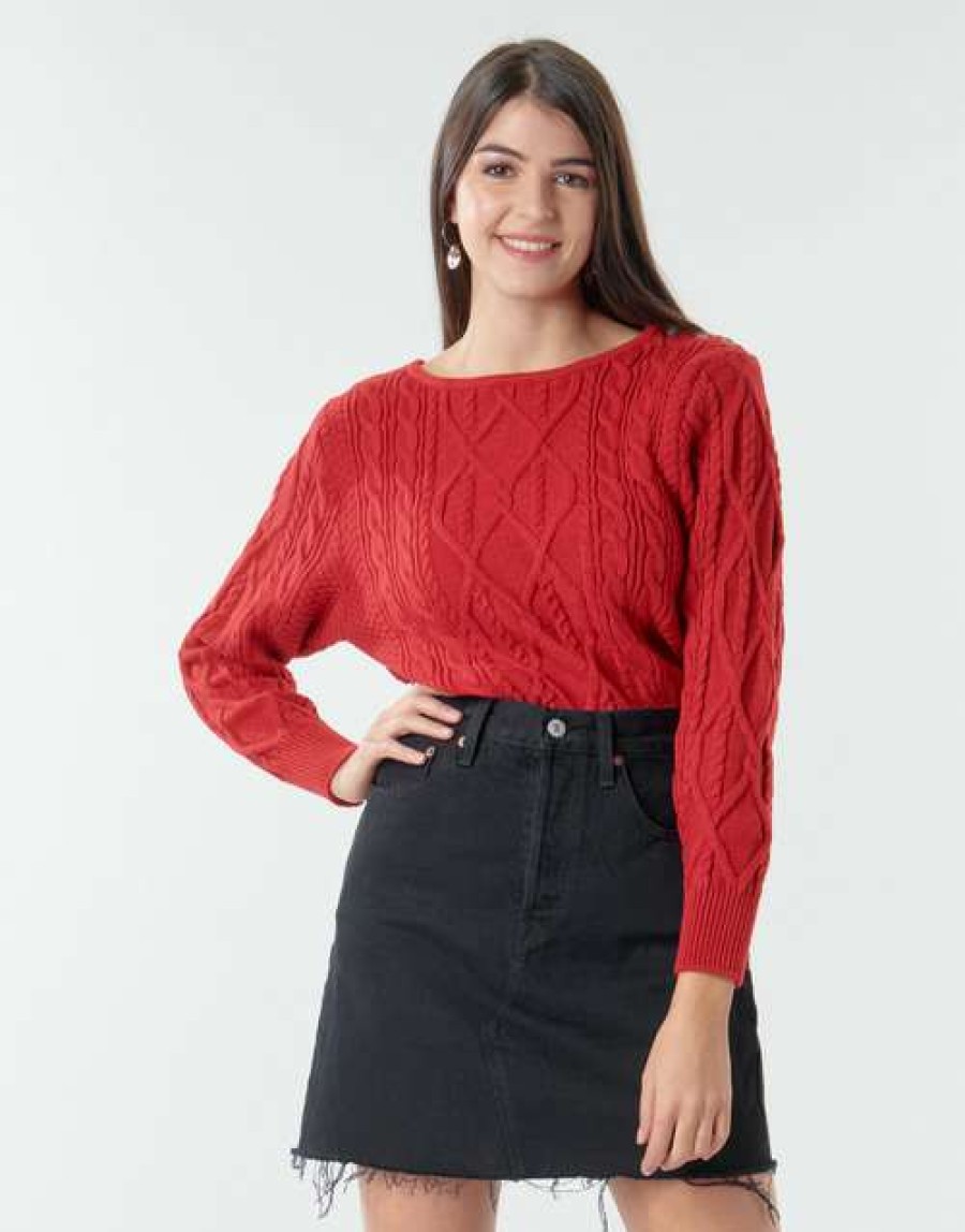 Jumpers & Cardigans * | Betty London Hot Sale Leonie Red