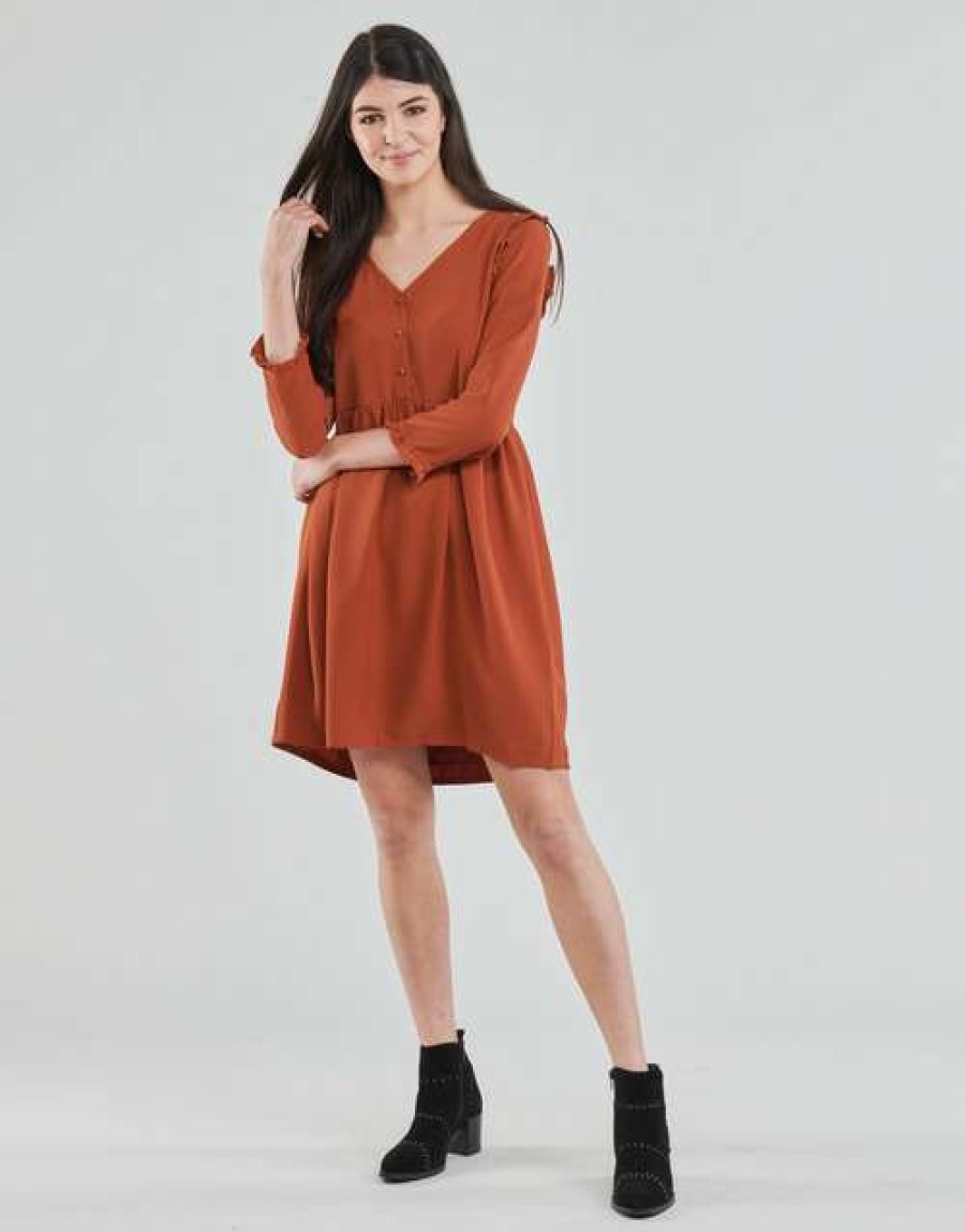 Dresses * | Betty London Tendy Style Joelie Brown